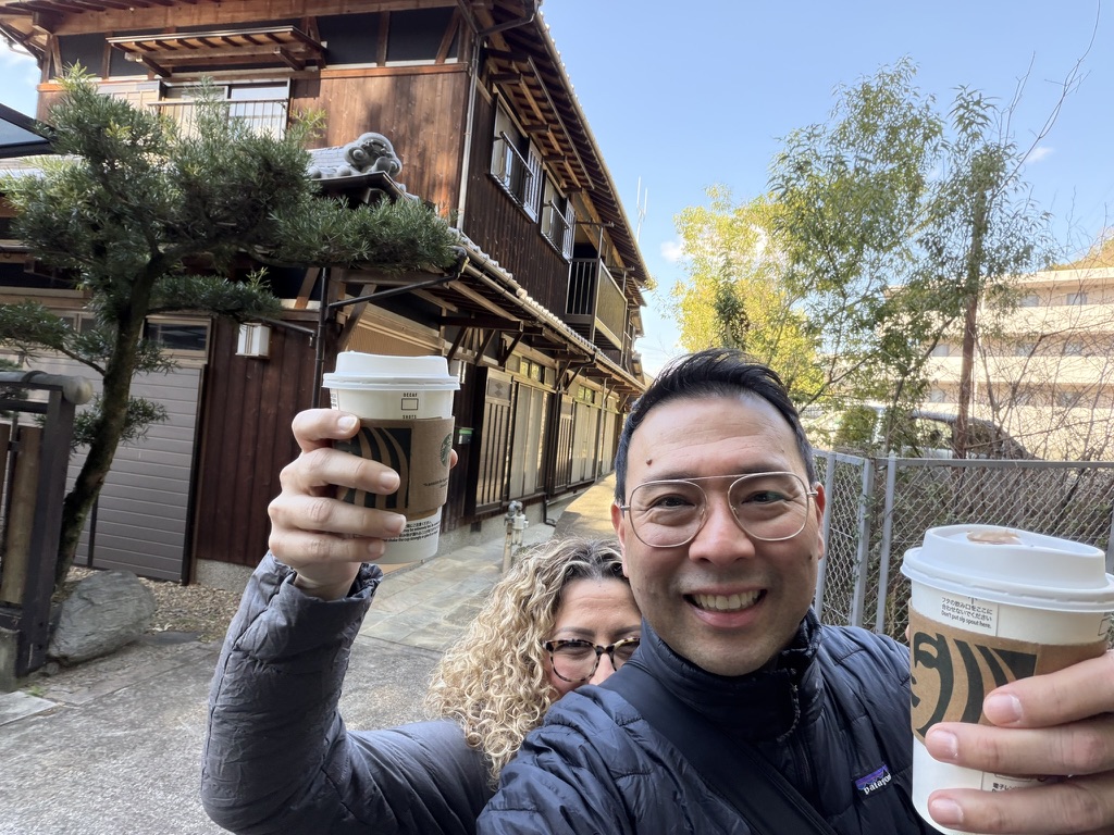 Coffee walk through the Myodani neighborhood