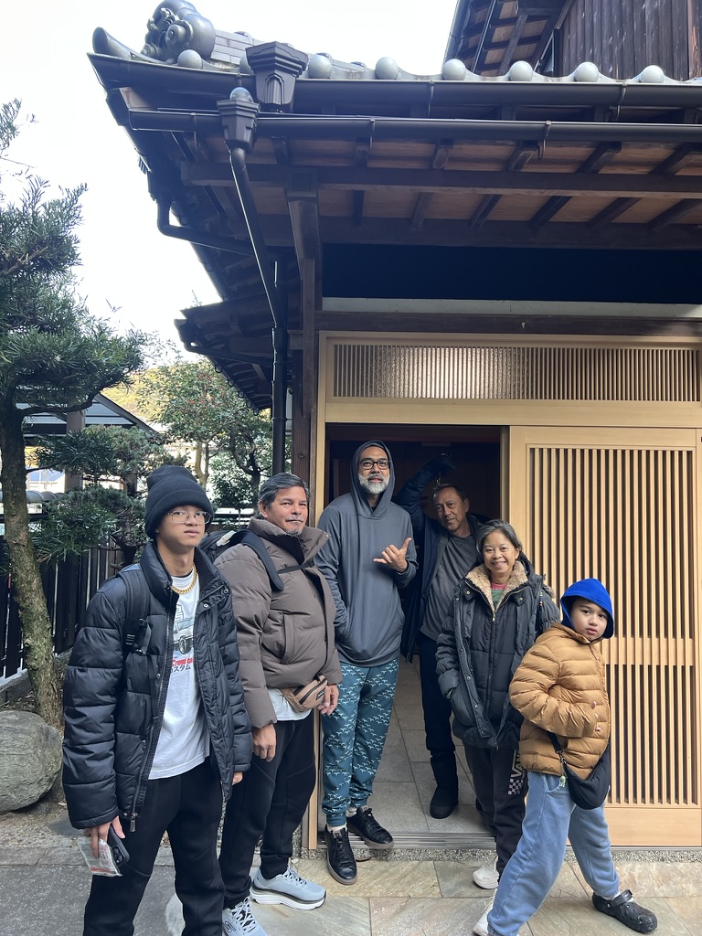 Group at doorway
