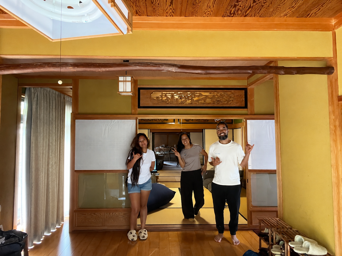 Guests in tatami room